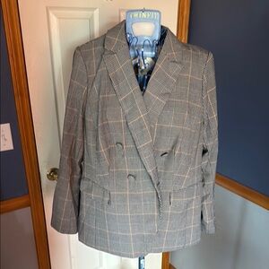 Lane Bryant Gray Modern Blazer
